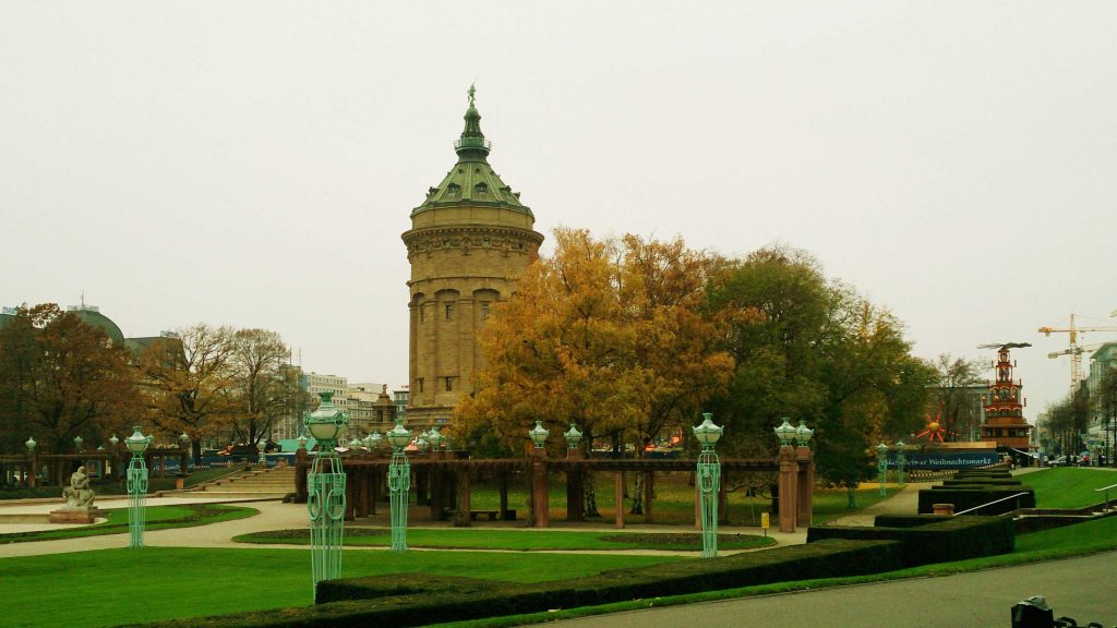 Fotovorlage Mannheimer Wasserturm
